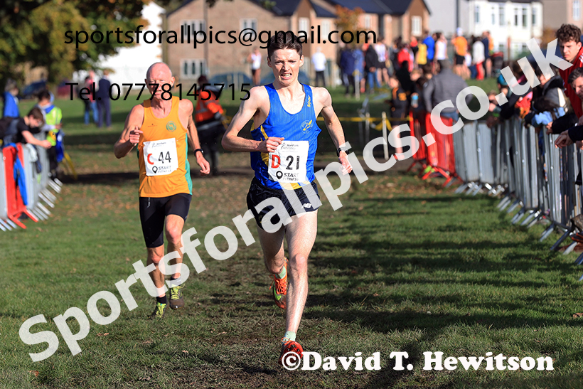 Senior men, 2024 Northern Cross Country Relays, Graves Park, Sheffield.   Photo: David T. Hewitson/Sports for All Pics